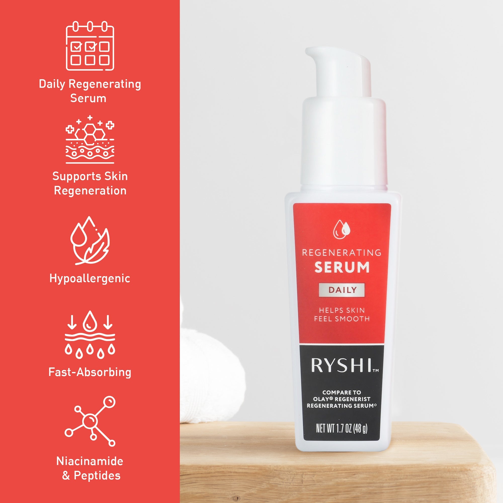Radiance & Hydration Serum Duo: Regenerating Serum with Niacinamide & Peptides + Hydrating Facial Serum with Hyaluronic Acid-3