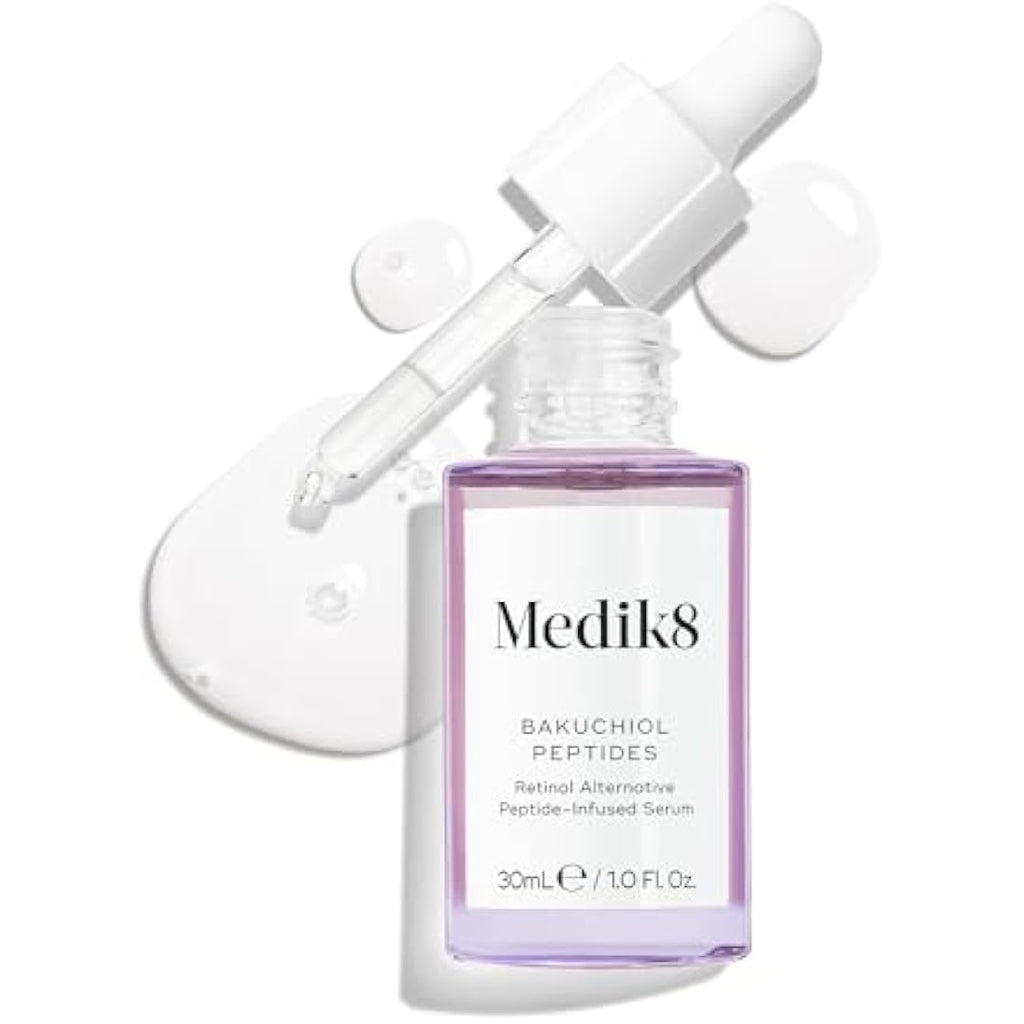 Medik8 Bakuchiol Peptides - Retinol Alternative Peptide-Infused Serum - 1.25% Bakuchiol - Plant-Based Retinol Alternative - 30ml-0