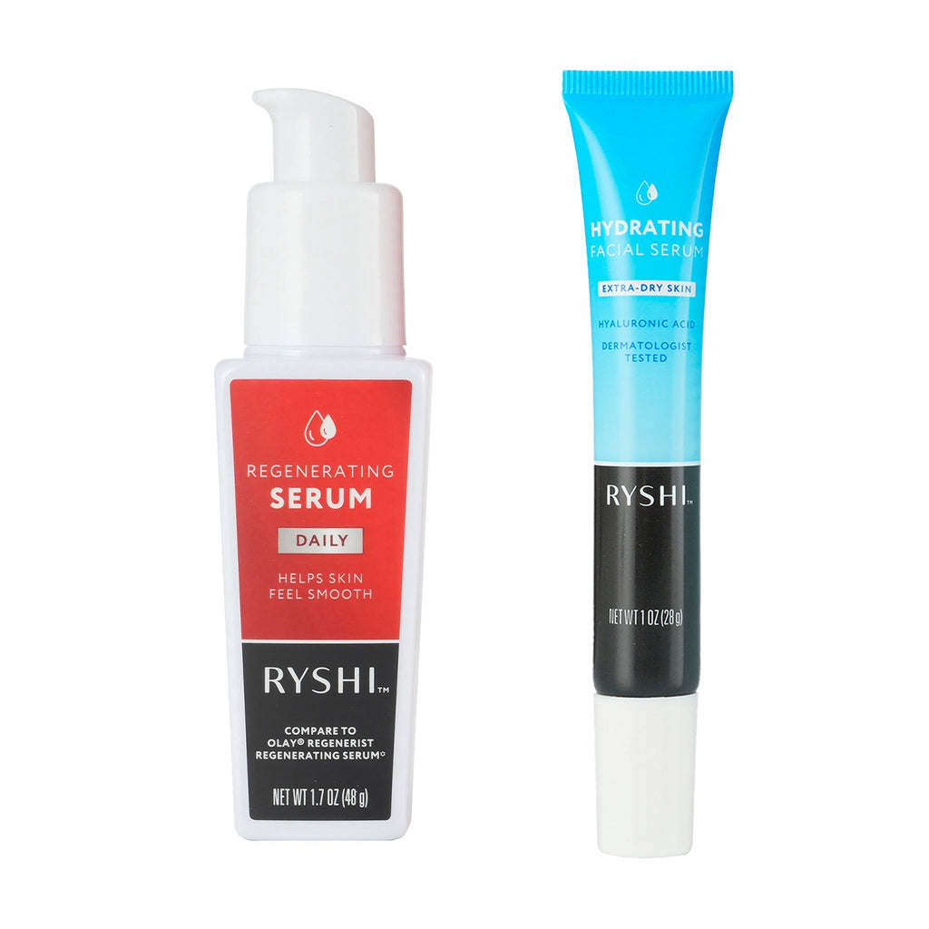 Radiance & Hydration Serum Duo: Regenerating Serum with Niacinamide & Peptides + Hydrating Facial Serum with Hyaluronic Acid-0